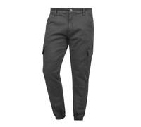 Indicode IDBromfield Herren Cargohose Lange Hose mit Cargotaschen Gesäßtaschen Baumwollmischung Regular fit, Größe:XL, Farbe:Dark Grey (910)