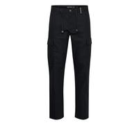 Cargohose INDICODE "Cargohose IDMosat", Herren, Gr. L, N-Gr, schwarz, Obermaterial: 55% Leinen LI. 45% Baumwolle CO., Hosen Cargohose (58069818-L) schwarz