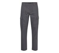 Cargohose INDICODE "Cargohose IDMosat", Herren, Gr. XL, N-Gr, braun (iron), Obermaterial: 55% Leinen LI. 45% Baumwolle CO., Hosen Cargohose (75485039-XL) iron