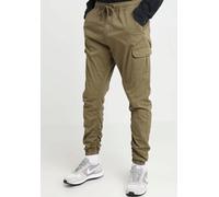 Cargohose INDICODE "Lakeland", Herren, Gr. M, N-Gr, grün (army), Web, Obermaterial: 98% Baumwolle, 2% Elasthan, unifarben, regular fit normal, Hosen Cargohose, mit Kordelzug (65861338-M) army