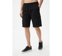 Cargohose JACK & JONES "JPSTCOLE DYLAN CARGO SHORTS MID", Herren, Gr. L, N-Gr, schwarz, Web, Obermaterial: 98% Baumwolle, 2% Elasthan, unifarben, relaxed fit knöchellang, Hosen Cargohose (39471517-L)