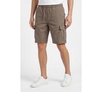 Cargohose JACK & JONES "JPSTCOLE DYLAN CARGO SHORTS MID", Herren, Gr. M, N-Gr, falcon, Web, Obermaterial: 98% Baumwolle, 2% Elasthan, unifarben, relaxed fit knöchellang, Hosen Cargohose (58556503-M) f