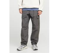 Jack & Jones Cargohose JPSTKANE JJBARKLEY – relaxed fit, 100% Baumwolle, grau, Herren 32/32