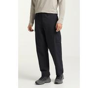 Cargohose JACK WOLFSKIN "YUMA CARGO PANTS M", Damen, Gr. 56, Normalgrößen, schwarz, Oberstoff: 66% POLYESTER, 34% BAUMWOLLE (organisch); Futter: 65% POLYESTER, 35% BAUMWOLLE, Hosen Cargohose (48352241