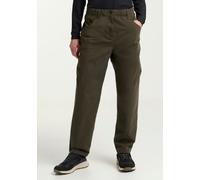 Cargohose JACK WOLFSKIN "YUMA CARGO PANTS W", Damen, Gr. 38, Normalgrößen, obsidianmoss, Oberstoff: 66% POLYESTER, 34% BAUMWOLLE ; Futter: 65% POLYESTER, 35% BAUMWOLLE, Hosen Cargohose (90463366-38) o