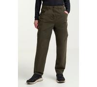 Cargohose JACK WOLFSKIN "YUMA CARGO PANTS W", Damen, Gr. 40, Normalgrößen, obsidianmoss, Obermaterial: 66% Polyester, 34% Baumwolle. Futter: 65% Polyester, 35% Baumwolle, Hosen Cargohose (90463366-40)