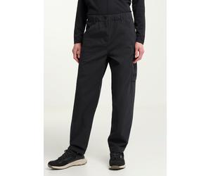Cargohose JACK WOLFSKIN "YUMA CARGO PANTS W", Damen, Gr. 42, Normalgrößen, schwarz, Obermaterial: 66% Polyester, 34% Baumwolle. Futter: 65% Polyester, 35% Baumwolle, Hosen Cargohose (96206269-42) schw