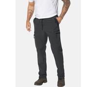 Jan Vanderstorm Comfort Fit Cargohose dunkelgrau, Einfarbig