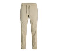 Cargohose "JPSTKANE DYLAN CUFFED CARGO RET PLS", Herren, Gr. 50 (8XL), Länge 32, crockery, Web, Obermaterial: 98% Baumwolle, 2% Elasthan, JACK & JONES PLUSSIZE, unifarben, relaxed fit lang, Hosen Carg