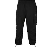 Cargohose KARL KANI "Karl Kani Herren", Herren, Gr. M, US-Größen, schwarz, 98% Baumwolle, 2% Elasthan, unifarben, loose fit, Hosen Cargohose (36208050-M) schwarz