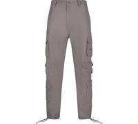 Cargohose KARL KANI "Karl Kani Herren Karl Kani Retro Washed Cargo Pants", Herren, Gr. M, US-Größen, grau (anthrazit), 100% Baumwolle, unifarben, relaxed fit, Hosen Cargohose (56595135-M) anthrazit