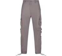 Cargohose KARL KANI "Karl Kani Herren Karl Kani Retro Washed Cargo Pants", Herren, Gr. XS, US-Größen, anthrazit, 100% Baumwolle, unifarben, relaxed fit, Hosen Cargohose (56595135-XS)