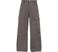 Cargohose KARL KANI "Karl Kani KK Og Multipocket Twill Cargopants", Herren, Gr. L, US-Größen, grau, 100% Baumwolle, unifarben, normal, Hosen Cargohose (10986436-L)