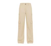 Cargohose KARL KANI "Karl Kani Small Signature Washed Cargo Pants", Damen, Gr. M, US-Größen, beige, 100% Baumwolle, relaxed fit, Hosen Cargohose (10651212-M) beige