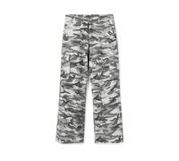 Cargohose KARL KANI "Karl Kani Spor t Patch Camo Cargo Pants", Herren, Gr. M, US-Größen, grau (grau, schwarz, sanftes weiß), 100% Baumwolle, relaxed fit, Hosen Cargohose (79762114-M) grau, schwarz, sa