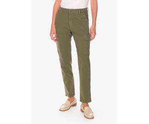 Cargohose LE TEMPS DES CERISES "CASTELLA", Herren, Gr. 34, US-Größen, grün, 98% Baumwolle, 2% Elasthan, Hosen Cargohose, mit geradem Schnitt (96592162-34) grün