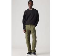 Cargohose LEVI'S "Levi's XX Cargo Taper Hose", Herren, Gr. 36, Länge 32, grün (olive night), Obermaterial: 98% Baumwolle, 2% Elasthan, unifarben, regular fit knöchellang, Hosen Cargohose, mit Cargo Ta