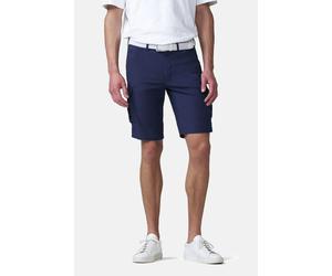 Cargohose MEYER "B-Orlando 1-3040", Herren, Gr. 50, Normalgrößen, marine, 96% Baumwolle, 4% Elasthan, unifarben, regular fit kurz, Hosen Cargohose, in Regular-Fit (27590361-50) marine