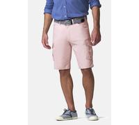 Cargohose MEYER "B-Orlando 1-3040", Herren, Gr. 62, Normalgrößen, rosa, 96% Baumwolle, 4% Elasthan, unifarben, regular fit kurz, Hosen Cargohose, in Regular-Fit (26912441-62) rosa