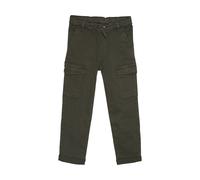 Cargohose MINYMO "Cargohose MIPants", Mädchen, Gr. 128, N-Gr, grün (olive night), Obermaterial: 97% Baumwolle CO. 3% Elasthan EL., Hosen Cargohose (69203516-128) olive night