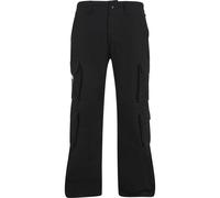 Cargohose MISTERTEE "MisterTee Deaths Head Pure Winter Trouser", Herren, Gr. XL, US-Größen, schwarz, 100% Baumwolle, loose fit, Hosen Cargohose (91594905-XL) schwarz