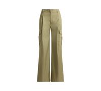 Cargohose mit Bundfalten und weitem Bein 36 Green