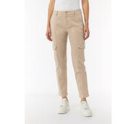 Cargohose mit schmal zulaufendem Bein beige 40