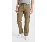 Cargohose NAME IT "NKMRYAN ST TWI CARGO PANT 5720-OT NOOS", Jungen, Gr. 122, N-Gr, braun (kelp), Web, Obermaterial: 98% Baumwolle, 2% Elasthan, unifarben, slim fit normal, Hosen Cargohose (15154768-12