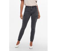 Cargohose ONLY "ONLMISSOURI REG ANK CARGO PNT NOOS", Damen, Gr. 40L, Länge 30, grau, Web, Obermaterial: 98% Baumwolle, 2% Elasthan, unifarben, schmal knöchellang, Hosen Cargohose, mit Stretchsäumen (7