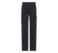 Cargohose OXMO "Cargohose OXIBEN CARGO", Damen, Gr. 42, Länge 30, schwarz, Obermaterial: 98% Baumwolle CO. 2% Elasthan EL., Hosen Cargohose (55135153-42) schwarz