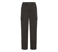 Cargohose OXMO "Cargohose OXLoco", Damen, Gr. S, N-Gr, schwarz, Obermaterial: 98% Baumwolle CO. 2% Elasthan EL., Hosen Cargohose (16463715-S) schwarz