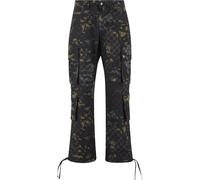 Cargohose PEQUS "PEQUS PEQUS Aether Camo Cargo", Herren, Gr. XXL, US-Größen, grün, 99% Baumwolle, 1% Polyurethan, loose fit, Hosen Cargohose (15750325-XXL) grün