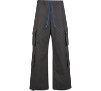 Cargohose PEQUS "PEQUS PEQUS Monogram Cargo", Damen, Gr. M, US-Größen, schwarz, 100% Polyester, loose fit, Hosen Cargohose (19121727-M) schwarz