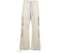 Cargohose PEQUS "PEQUS PEQUS Monogram Cargo", Herren, Gr. M, US-Größen, sandweiß, 100% Polyester, loose fit, Hosen Cargohose (24025113-M) sandweiß