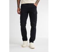 PETROL INDUSTRIES Hombre Men Non Denim Cargo Pantalones, Black, 36W x 34L