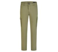 Cargohose PIERRE CARDIN "Cean", Herren, Gr. W36 L30, Länge 30, grün (dusty olive), Obermaterial: 97% Baumwolle CO. 3% Elasthan EL., uni, tapered fit, Hosen Cargohose, im Tapered Fit (49892768-36) dust
