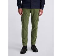 Cargohose PIERRE CARDIN "PC-Cean", Herren, Gr. 40, Länge 34, grün (dusty olive), Web, Obermaterial: 98% Baumwolle, 2% Elasthan, unifarben, regular fit lang, Hosen Cargohose, mit Cargo Taschen (3769366