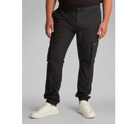 Cargohose "PLUS SKINNY CARGO", Herren, Gr. 48, N-Gr, schwarz (ck schwarz), Web, Obermaterial: 97% Baumwolle, 3% Elasthan, CALVIN KLEIN JEANS PLUS, unifarben, skinny fit lang, Hosen Cargohose, in Große
