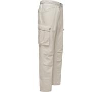 Cargohose RAGWEAR "Merly Long Linen", Herren, Gr. 31, Normalgrößen, weiß (bone), Material: 65% Baumwolle, 35% Leinen, bequem lang, Hosen Cargohose Baumwollhose Stoffhose, Lange luftige Herren Hose mit