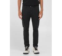 Cargohose REPLAY "JAAN", Herren, Gr. 33, Länge 34, schwarz, Web, Obermaterial: 91% Baumwolle, 6% Elastomultiester, 3% Elasthan, slim fit lang, Hosen Cargohose, Hyperflex (64249317-33)