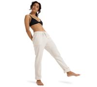 Cargohose ROXY "On The Seashore", Damen, Gr. L, weiß, Obermaterial:55% Leinen, 45% Viskose;, Hosen Cargohose (11104213-L) weiß