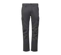 Cargohose S.OLIVER, Damen, Gr. M, N-Gr, anthrazit, Web, Obermaterial: 97% Baumwolle, 3% Elasthan, unifarben, bootcut fit lang, Hosen Cargohose, mit Stretch (42891566-M) anthrazit