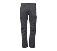 Cargohose S.OLIVER, Herren, Gr. L, N-Gr, anthrazit, Web, Obermaterial: 97% Baumwolle, 3% Elasthan, unifarben, bootcut fit lang, Hosen Cargohose, mit Stretch (42891566-L) anthrazit