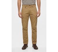 Cargohose S.OLIVER, Herren, Gr. XL, N-Gr, tan, Web, Obermaterial: 97% Baumwolle, 3% Elasthan, unifarben, bootcut fit lang, Hosen Cargohose, mit Stretch (93892109-XL) tan