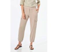 Cargohose SARA mit Taschen braun 27 lang
