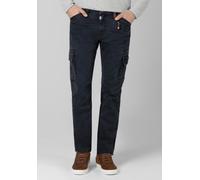 Cargohose TIMEZONE "Regular BenTZ", Herren, Gr. 29, Länge 30, blau, 97% Baumwolle 3% Elastan, normal, Hosen Cargohose (88607641-29)