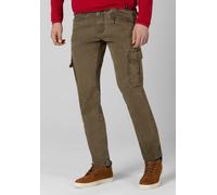 Cargohose TIMEZONE "Regular BenTZ", Herren, Gr. 31, Länge 30, braun, 97% Baumwolle 3% Elastan, normal, Hosen Cargohose (87190855-31) braun