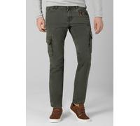 Timezone Herren Cargohose BenTZ - Grün - Tank Green W 32 L 34, Tank Green (4046)