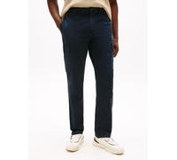 Cargohose TOMMY HILFIGER "DENTON LW TWILL", Herren, Gr. 38, Länge 32, blau (desert sky), Twill, Obermaterial: 100% Baumwolle, straight fit normal, Hosen Cargohose, Straight Fit, Baumwolle (25280166-38
