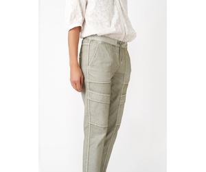 Cargohose TONI "Sue CA", Damen, Gr. 44, N-Gr, aloe, Web, Obermaterial: 82% Baumwolle, 15% Polyamid, 3% Elasthan, 7/8-Länge, Hosen Cargohose (41367634-44) aloe